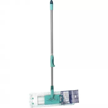 Mop Leifheit 55049 in microfibra per laminato, piastrelle e legno, grigio/turchese