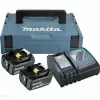MAKITA KIT DI ALIMENTAZIONE 18V 2x5,0Ah (BL1850Bx2+DC18RC) MAKPAC