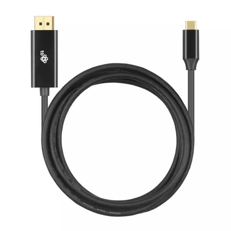 Cavo USB-C a DisplayPort TB AKTBXVDUSBCDP2B 2 m – nero
