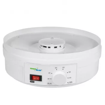 Essiccatore per alimenti GreenBlue GB190 con 5 vassoi, 250 W, temperatura regolabile, diametro vassoio 32 cm