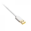 Cavo a spirale USB Ducky White Edition DACOC2-WHT1, rimovibile, design a spirale bianco
