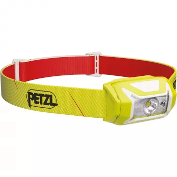 Torcia frontale Petzl TIKKA 350 lm gialla — 350 lumen, torcia frontale LED compatta