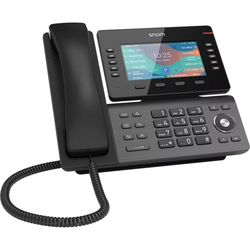 Telefono IP Snom D865 grigio TFT Wi-Fi display 12,7 cm