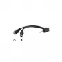 ROLINE Adattatore per cuffie - mini jack maschio a 4 poli a mini-phone stereo 3,5 mm femmina