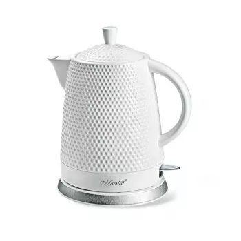 Bollitore in ceramica Maestro MR-069-WHITE, 1,5 L, 1500 W, bianco