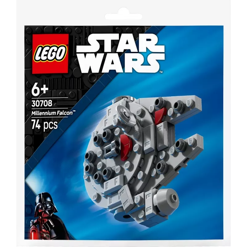 LEGO giocattolo da costruzione 30708 Star Wars Millennium Falcon mini modello Polybag, piccolo set da collezione