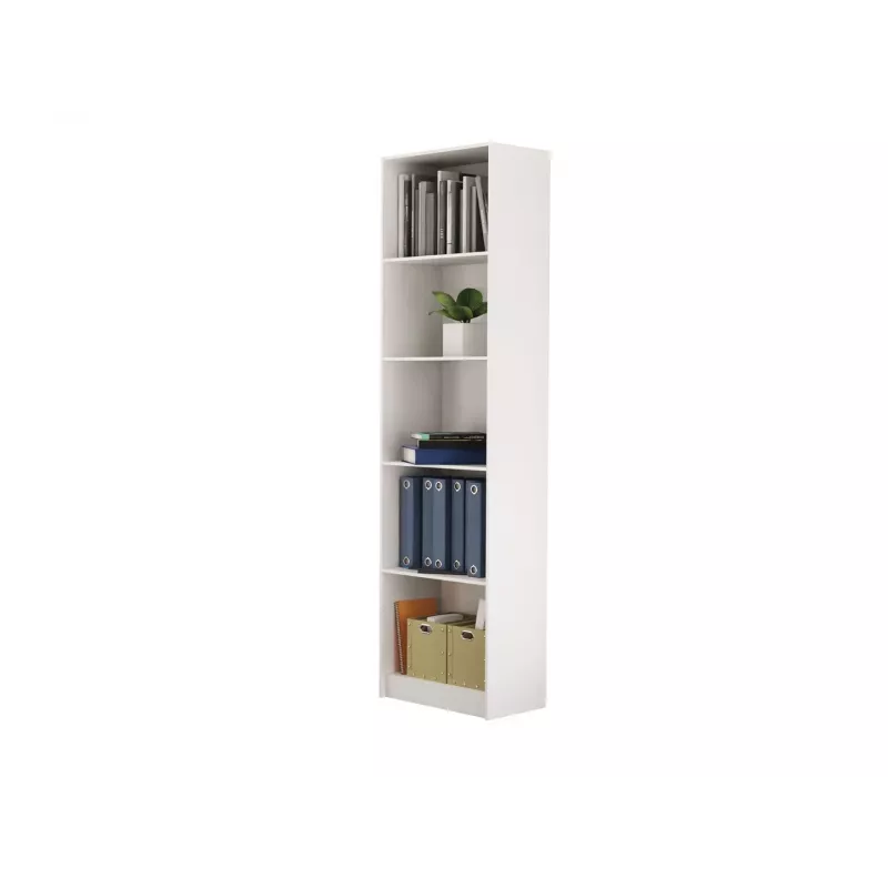 Libreria per ufficio Topeshop R50 BIEL 5 ripiani bianco