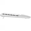 Tastiera Logitech Wave Keys con poggiapolsi imbottito wireless Bluetooth LE QWERTY bianco sporco (PAN)