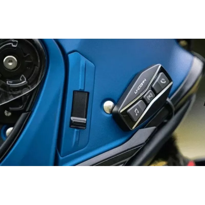 Interphone TOUR HD interfono per moto (2 pz.), portata 1500 m, nero