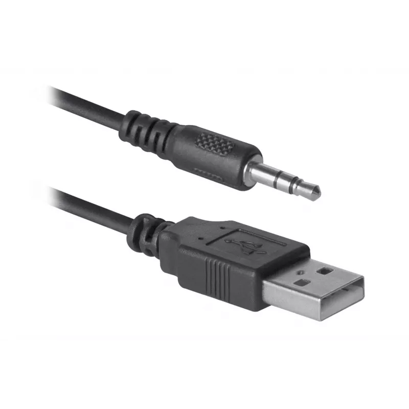 Diffusori da scrivania DEFENDER SPK-240 con filo, 2.0, 6 W RMS, alimentazione USB, 3,5 mm, nero
