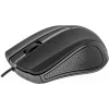 Mouse USB con cavo, 3 tasti, superficie gommata, 1000 DPI