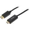 Sharkoon SHA DisplayPort 1.2 su HDMI 4K nero 3,0 m attivo 4Kx2K 60Hz