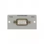 Kindermann Konnect 50 7444000401 Modulo Snap-In per pannello frontale, VGA, alluminio