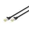 Digitus Cavo patch CAT 6A S/FTP RJ-45 7 m, nero