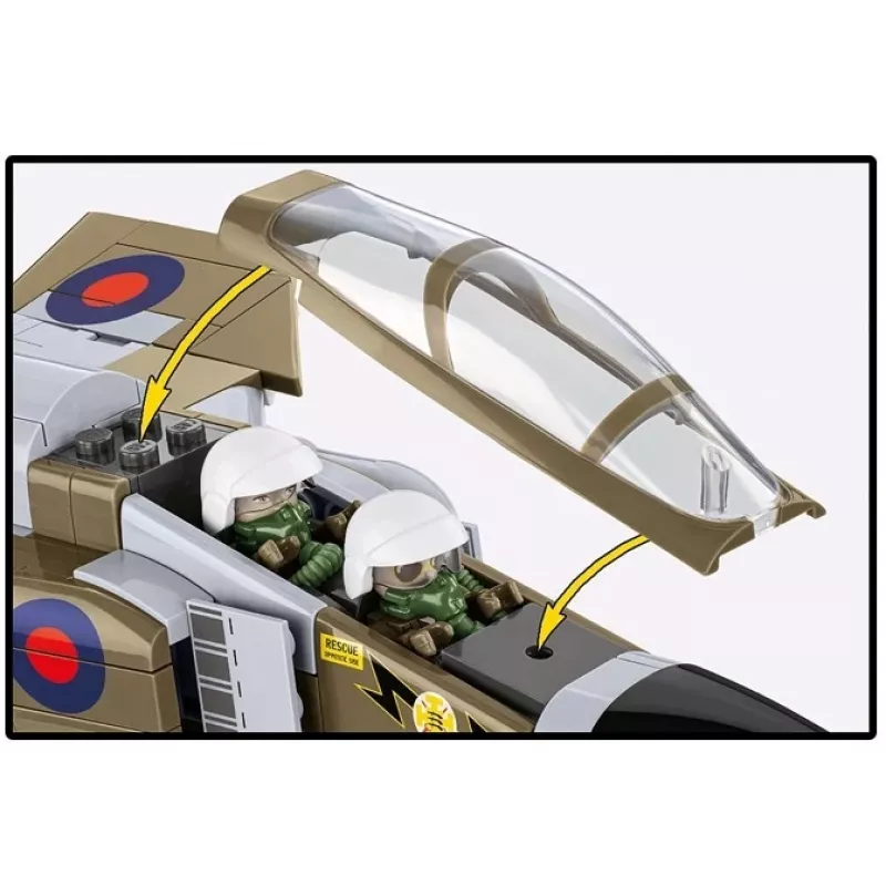 Cobi Blocks F-4M Phantom II modello aereo militare, set da costruzione da 728 pezzi