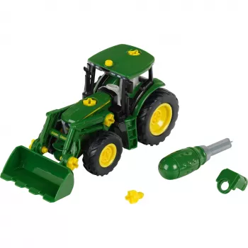 Set veicolo Theo Klein 3903 trattore giocattolo pista gioco 3 anni nero verde giallo
