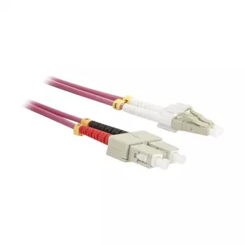Cavo patch fibra ottica 2 fibre 0.5m LC-SC - 50/125um - OM4 - AD=3mm - Synergy 21