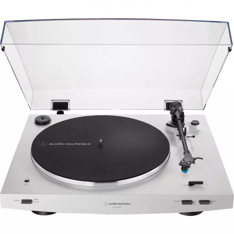 Audio-Technica giradischi a trasmissione a cinghia automatica AT-LP3XBTWH trasmissione a cinghia, bianco