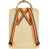 Zaino Fjällräven Kanken Rainbow zaino casual Oak vinylon