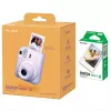 Fotocamera istantanea Fujifilm Instax Mini 12 viola con 10 fogli lucidi