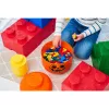 Scatola contenitore Room Copenhagen LEGO Storage Head Pumpkin grande arancione/nero
