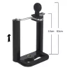 Treppiede MACLEAN MC-164 regolabile in altezza leggero per fotocamere e smartphone
