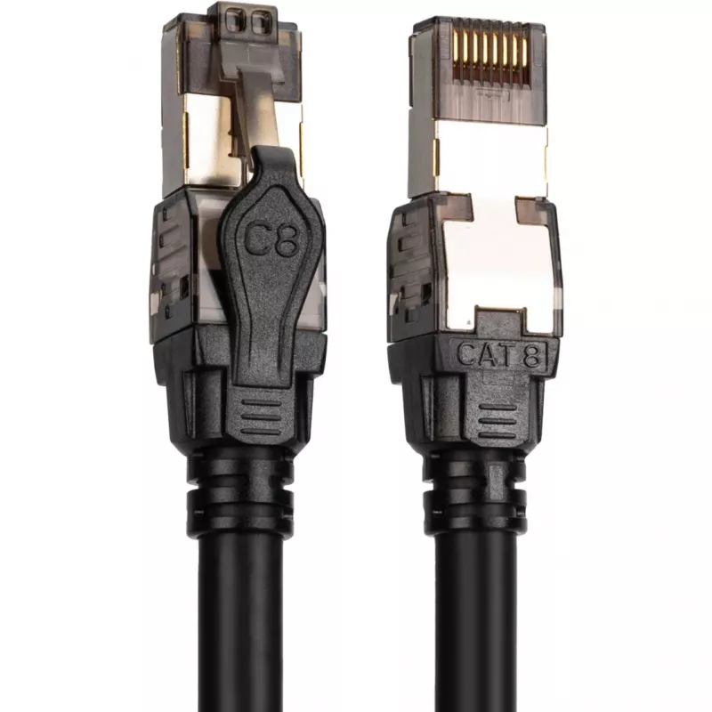 Digitus DK-1843-005 CAT 8.1 S/FTP cavo patch 0,5 m, nero