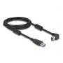 Cavo USB DeLOCK connettore Type-A maschio a connettore Type-B maschio 90° angolare a sinistra 2 m
