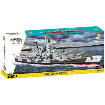 Modellino nave da guerra COBI COBI-4839 kit 1:300 lunghezza 870 mm altezza 215 mm