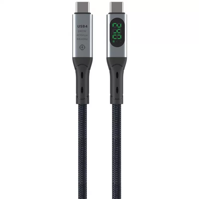 Cavo USB 4smarts 541438 USB4 Gen 2x2 1,5 m USB-C nero grigio