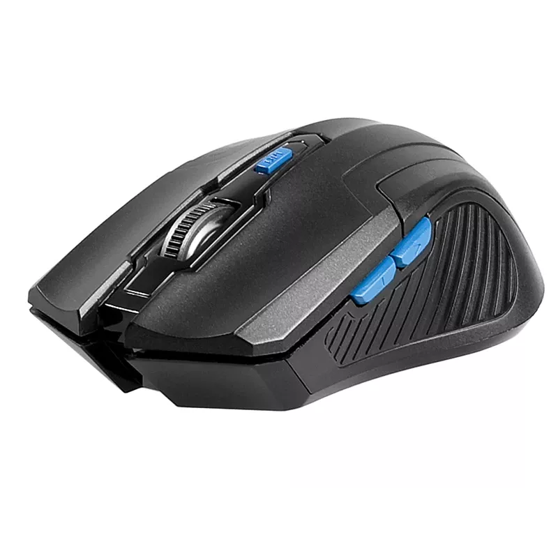 Tracer Fairy – mouse ottico – 6 tasti – wireless – 2,4 GHz – ricevitore USB wireless – nero