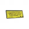 Tastiera Logickeyboard LKB-LPBY-BTON-DE Bluetooth QWERTZ tedesco nero - giallo (LKB-LPBY-BTON-DE)