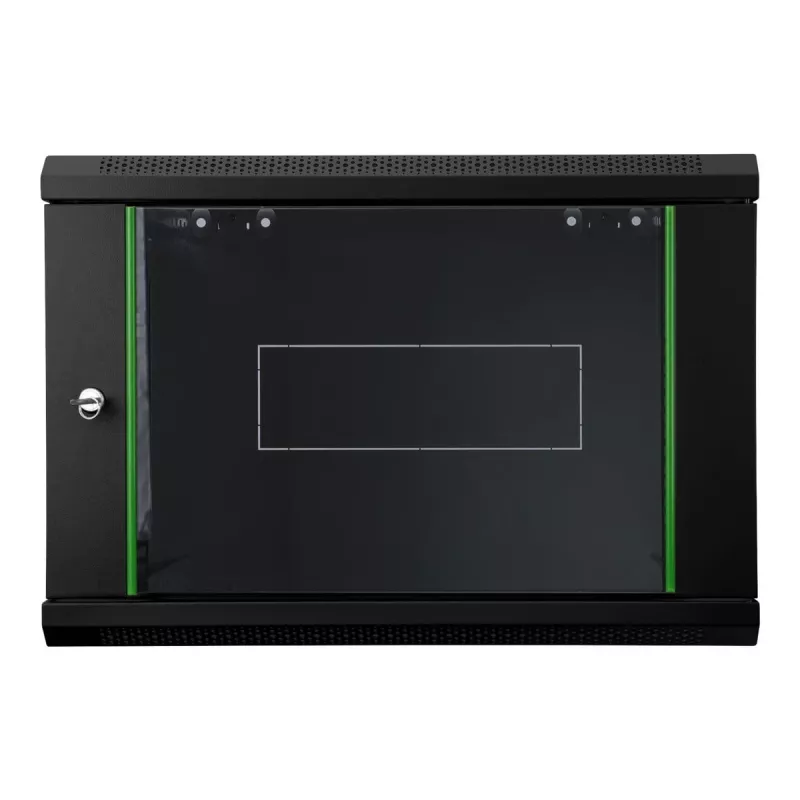 DIGITUS Dynamic Basic DN-19 16-U-EC-SW - armadio - armadio di rete - adatto per montaggio a parete - nero, RAL 9005 - 12U - 48,3 cm (19 inch)
