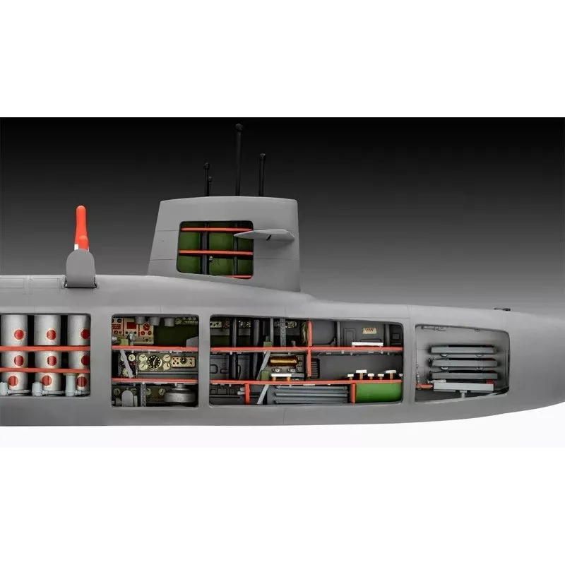 Modello in plastica nave REVELL S.S.B. Abraham Lincoln scala 1/253 kit
