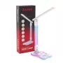 Lampada da tavolo Hawk HW-LAMP04 bianco LED orientabile, superficie bianca, testa e braccio orientabili