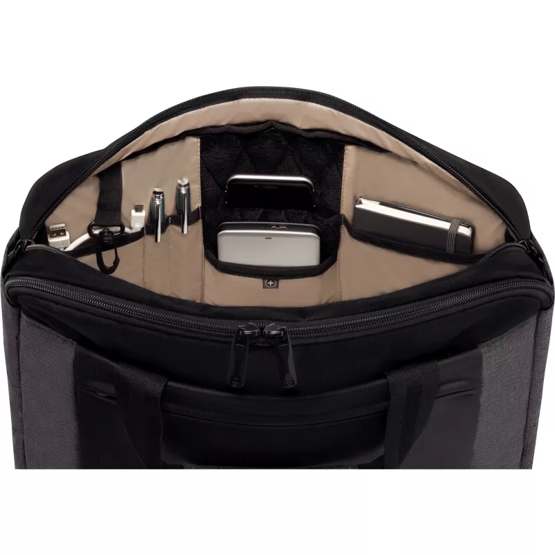 WENGER Underground borsa per notebook da 35,8 a 39,6 cm 14,1 a 15,6 pollici top loader tablet laptop nero