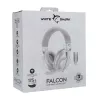 Cuffie White Shark WGH-2441 Falcon bianco/grigio