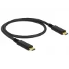Cavo USB DeLOCK 83042 USB 3.2 Gen 2 0,5 m USB C nero