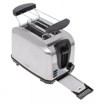 Tostapane Adler AD 3222 2 fette 1000 W argento