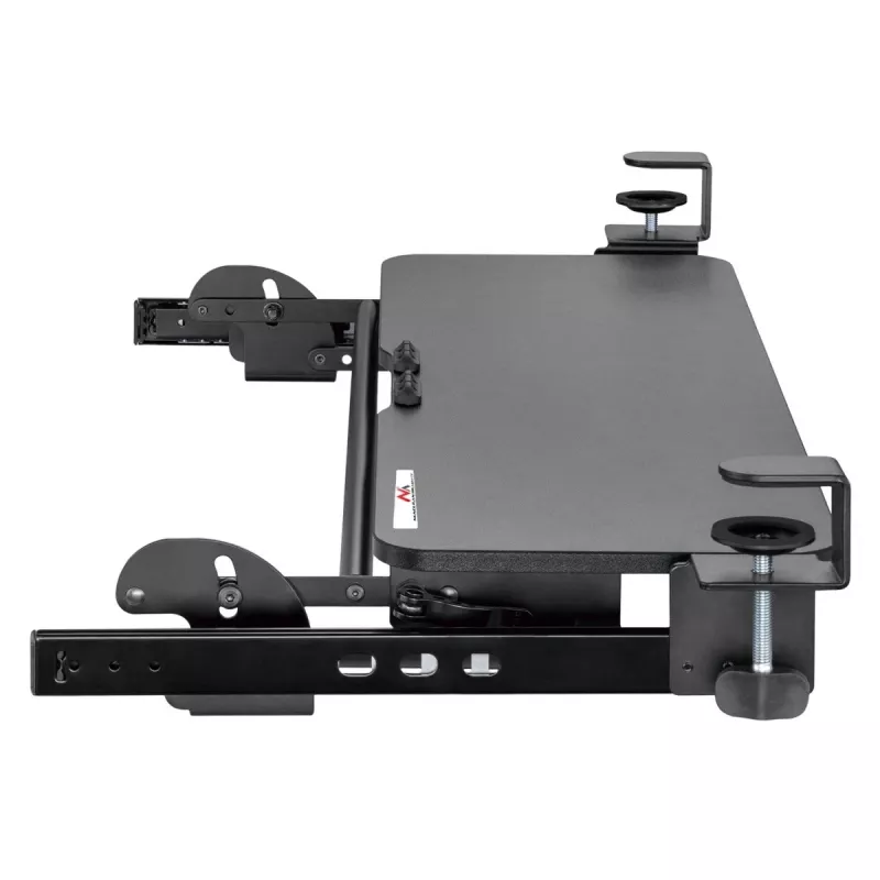 Supporto per tastiera sottotavolo Maclean, regolabile, max. 5 kg, 67x24 cm, MC-462