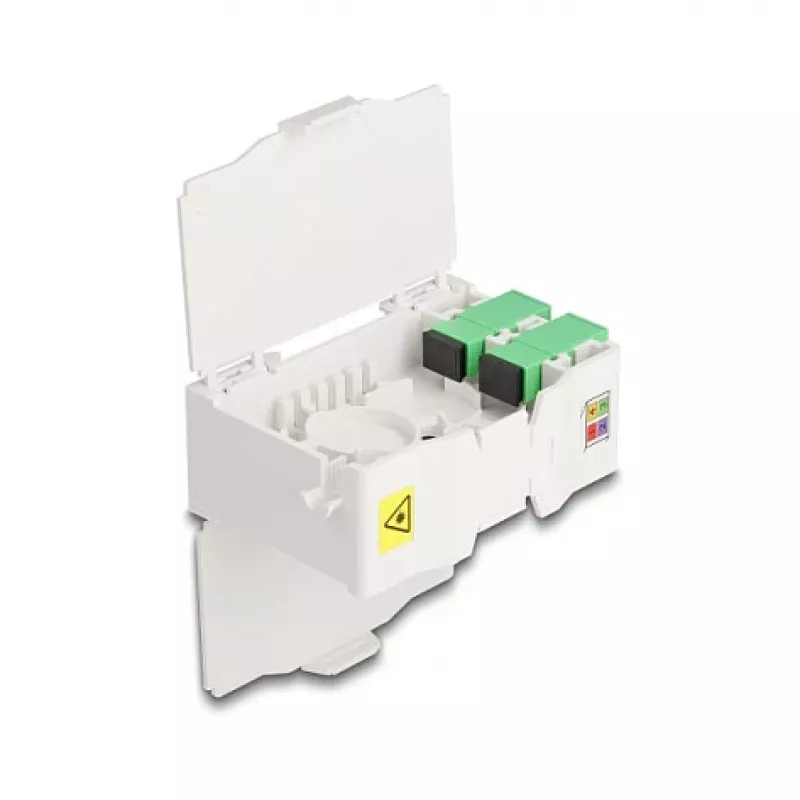 Scatola di connessione in fibra ottica DeLOCK 88097 SC simplex bianco