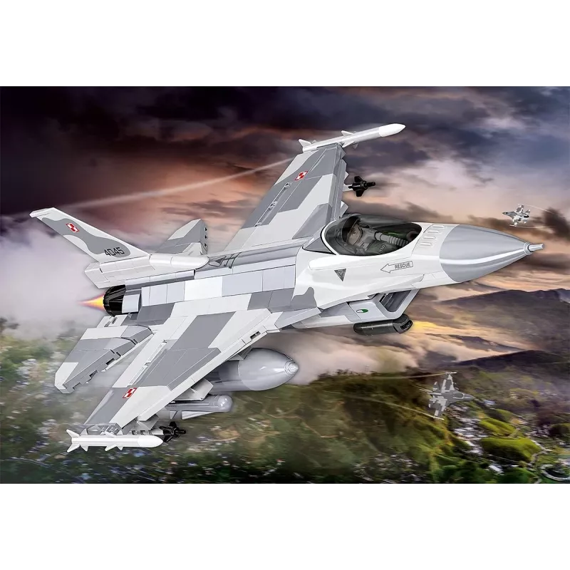 Set da costruzione Cobi F-16C Fighting Falcon – 463 pezzi, kit modello in scala