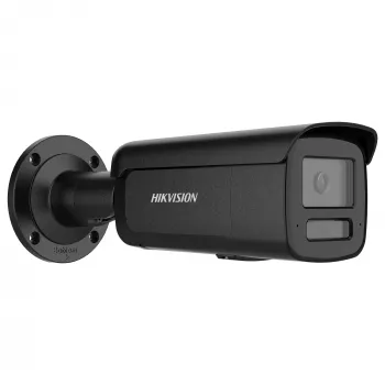 Telecamera di sorveglianza IP Hikvision Pro Series ColorVu 8 MP bullet fissa, CMOS 1/1,8 pollici, 2,8 mm, 108,8°×56,4°, 30 fps, cablata, montaggio a parete/palo, nera