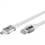 Goobay 74176 – Cavo adattatore di rete USB 3.1 Type-C Gigabit Ethernet 2 m – scheda di rete – 1.000 Mbit/s (74176)