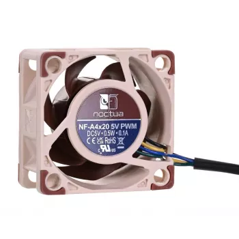 Ventola Noctua NF-A4X20 5V PWM — 40×20 mm, 5 V, 4-Pin PWM, 1100–5000 U/min, 9,4 m³/h