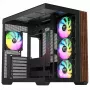 Case Mid-Tower THERMALTAKE Midi Thermaltake S380 TG ARGB nero con vetro temperato e illuminazione ARGB