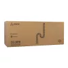 Gestione cavi SBOX CC-1016W bianco, 16 fessure per cavi di rete e di alimentazione