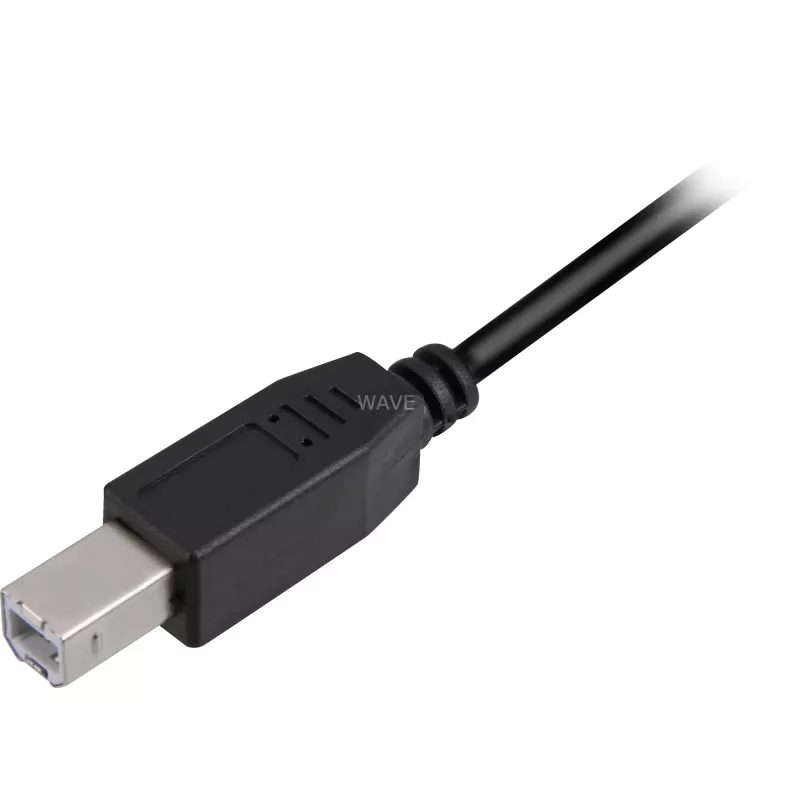 Cavo USB 2.0, connettore maschio USB-A > connettore maschio USB-B (nero, 2,0 metri)