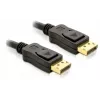 Cavo DisplayPort DeLOCK 82424 3 m maschio-maschio oro nero