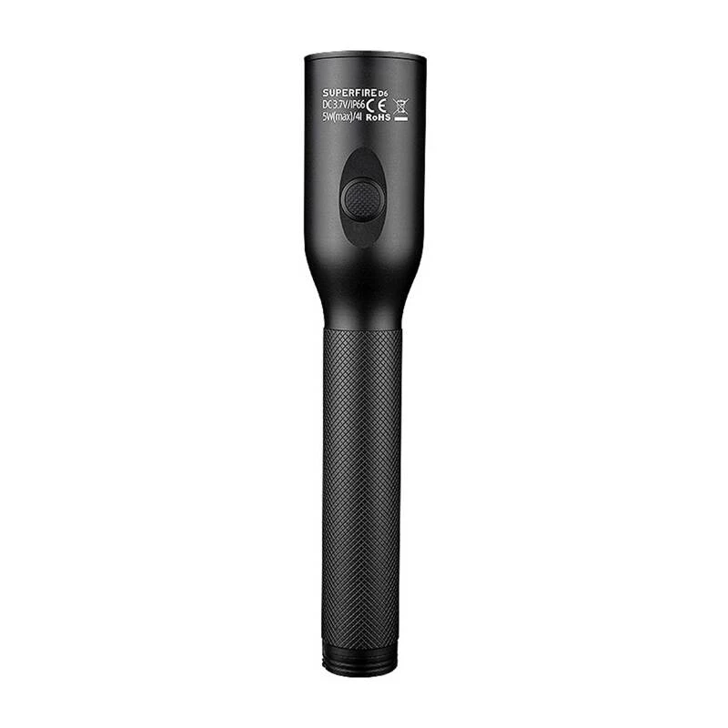 Torcia Superfire D6 ricaricabile 1000 lumen impermeabile